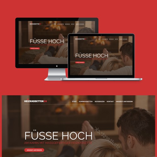 Design de site proposta de design por karomatisch