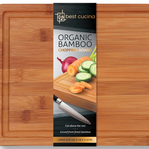 Bamboo Chopping Board Colour Card (2 Bamboo Chopping Board Models) Design by tomdesign.org