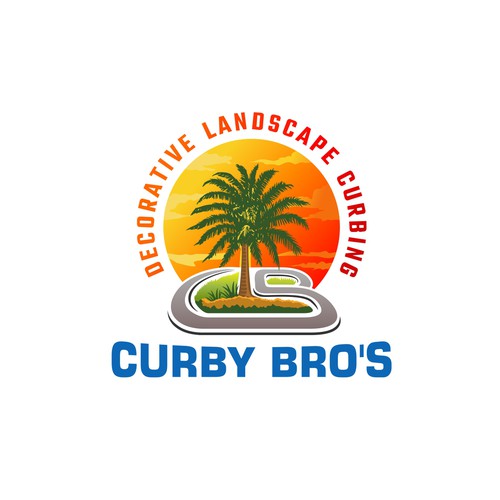 We need a modern and creative, yet simple, logo design for decorative landscape curbing. Design by brint'X