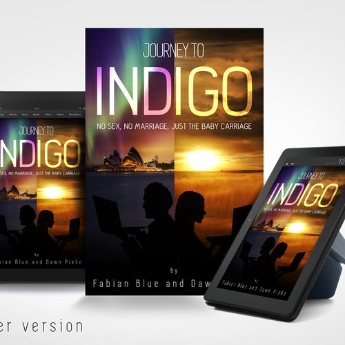 Create a photo-realistic BOOK COVER for a Cyber-age Modern Family Design by Tanja Prokop