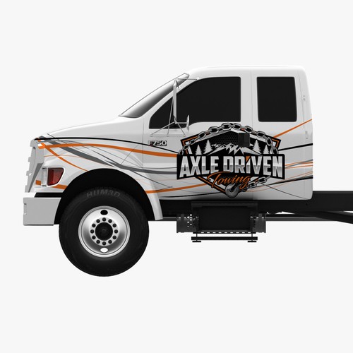 Bold Tow Truck Wrap Design by PAS-CREATIVE