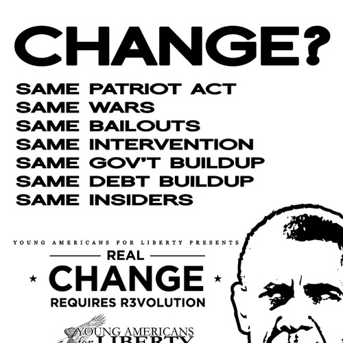 Barack Obama Design by 2.much.coffee.man