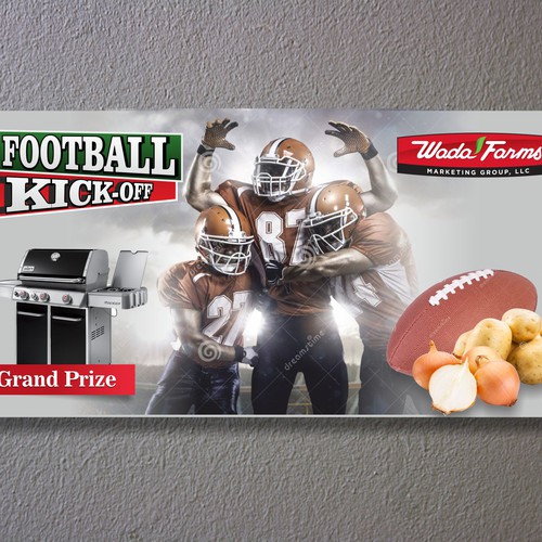 Design Promo Flyer that incorporates a football kickoff theme Design by AlexCZeh