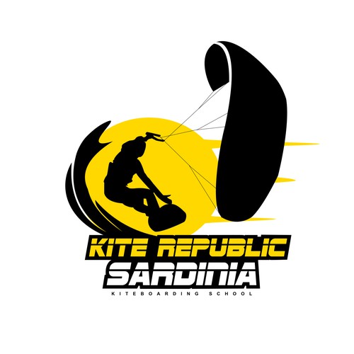 Kite Republic Sardinia - Kiteboarding School needs a youthful & professional Logo Design by Yolman