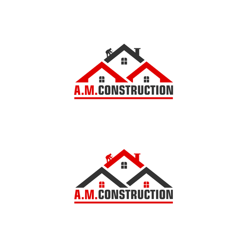 Next level Construction Logo for Home Improvement business "A.M. Construction" Design by Diaveo