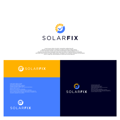 help us reveal the newest face of the solar repair industry - SolarFix Design réalisé par RowSheet