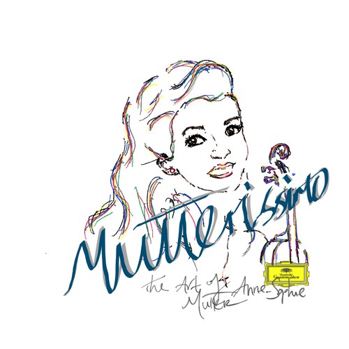 Illustrate the cover for Anne Sophie Mutter’s new album Réalisé par M-AH