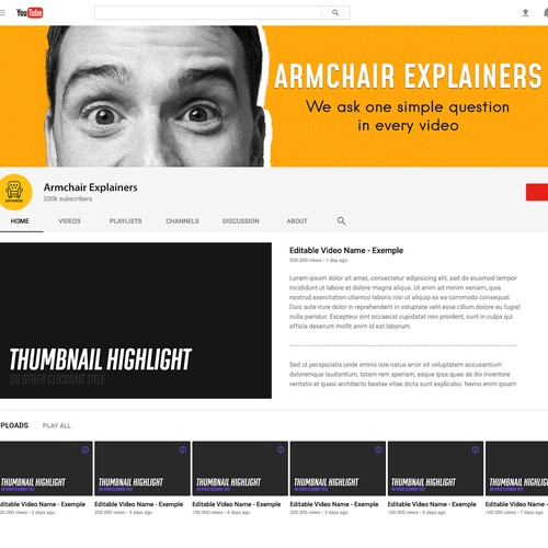 Design a fun Youtube Banner for a learning & filmmaking channel Ontwerp door Point Blank