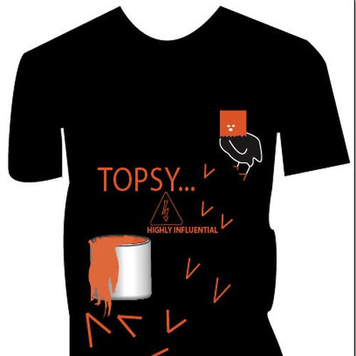 T-shirt for Topsy Diseño de Alyssa Buck