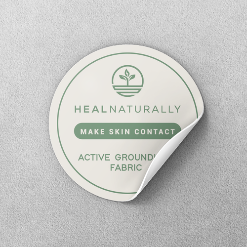 Designs | Design a modern and premium "GROUNDING" sticker | Product ...