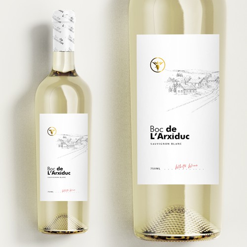 Design A Modern White Wine Label For A Vineyard In Mallorca Product Label Contest 99designs