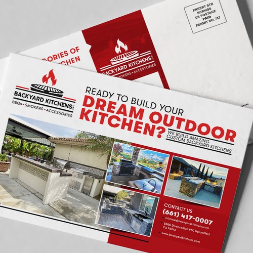 Design Postcard Creation for BBQ builder di Y&B