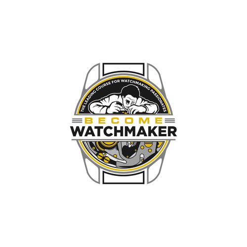 need a logo that attract watchmaking passionate to learn how to become watchmaker Design by CHICO_08