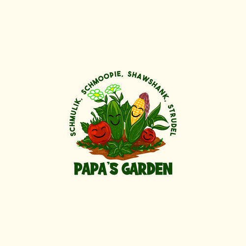 Fun garden logo for our kids to honor grandpa Design by Ongie