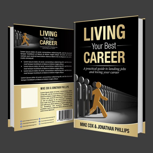 Design inspirational book cover for career-changing book Design by Lizaa