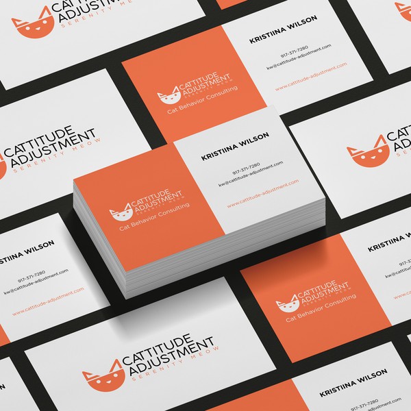 Design by Lourdes Coello Guerrero titled "Cattitude Adjustment"