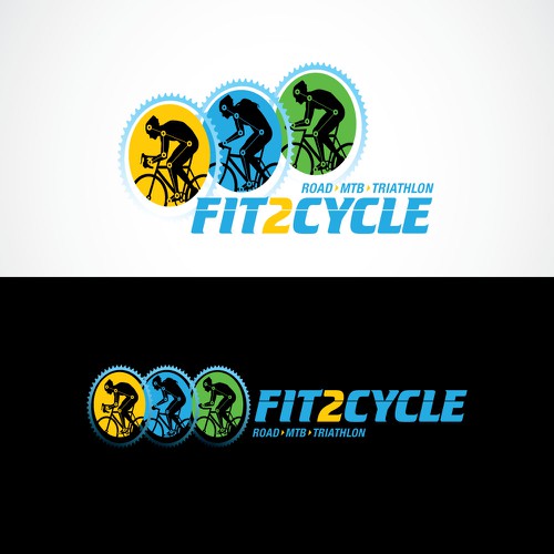 logo for Fit2Cycle Diseño de Gary Liston