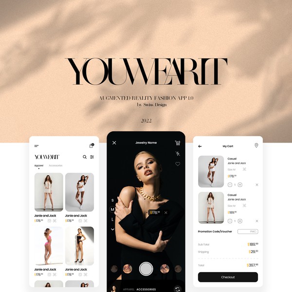 Fashoon Mobile App design 