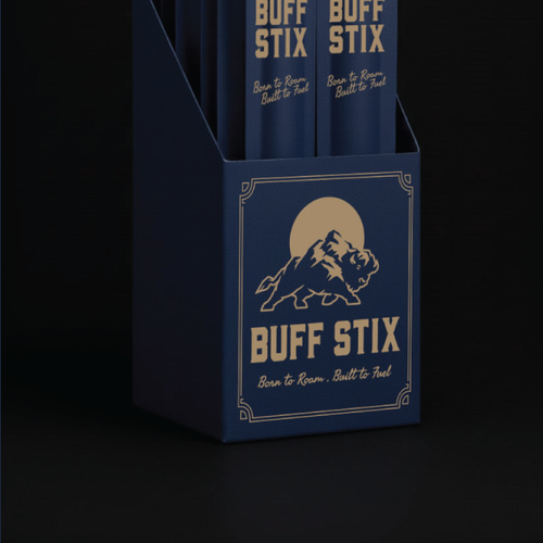 Buff Stix...Lean, Delicious, Buffalo Strong. Design by EkaroBe