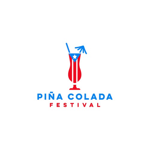 Piña Colada Festival Logo and Branding Package Design by Monsant