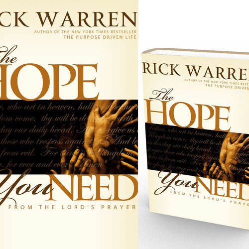 Design Rick Warren's New Book Cover Diseño de Lopez4