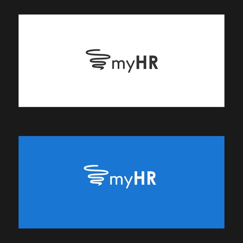 Create an awesome logo for myHR, the #1 HR Software in Luxembourg ! Design by Vhyn.dsg