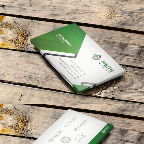 New High Tech Business Cards for High Tech Company Design by conceptu