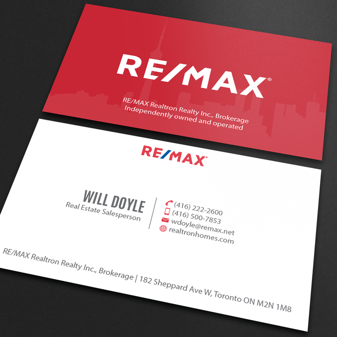 Clean Real Estate Business Card Design | Business card contest