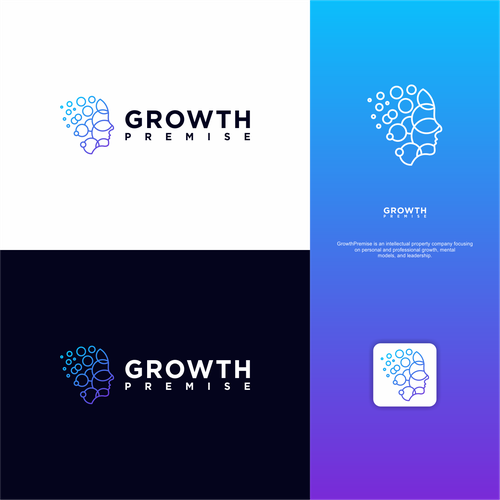 Logo and brand package for an IP company focused on leadership, growth, and mental frameworks Design by colorworks™