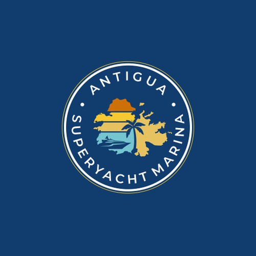 Logo for Antigua Superyacht Marina Design by sriredjeki