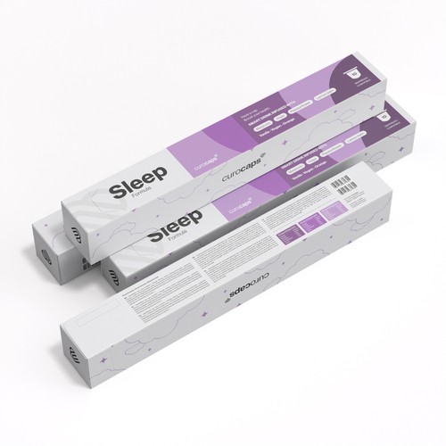 Design a new box for Curocaps! Design by CUPEDIUM