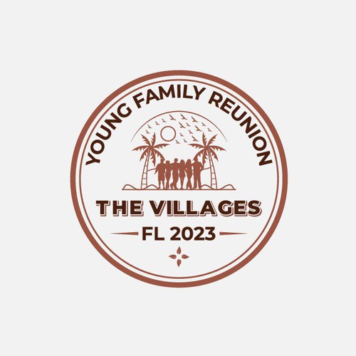Design a sticker for a large family reunion in The Villages, FL Design by Creative Sakib