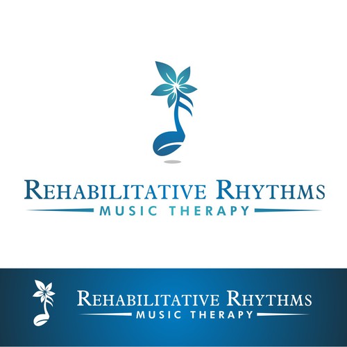 logo for Rehabilitative Rhythms Music Therapy デザイン by pas'75
