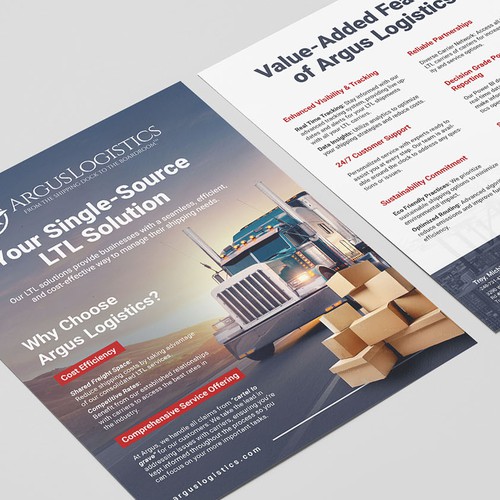 Argus LTL Program Flyer Design by Alphabet ♥