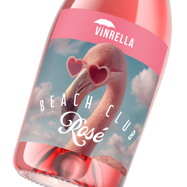 Beach Club Rosé Label 