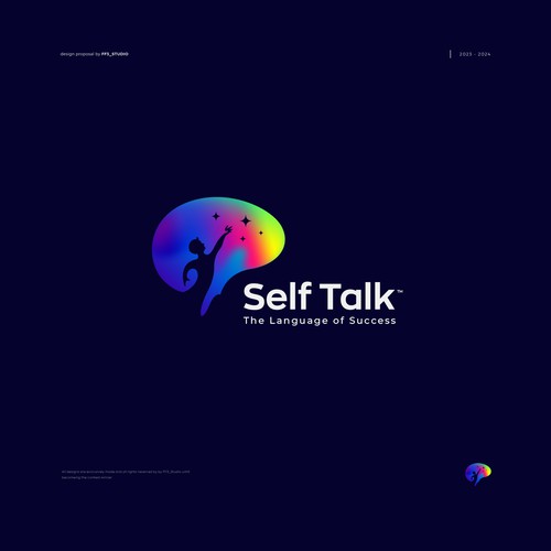 Self Talk, The language of Success - Logo Tournament Design by FF3 ˢᵗᵘᵈⁱᵒ