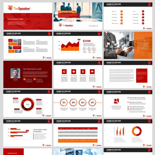 Designs | TaxSpeaker Power Point Templates | PowerPoint template contest