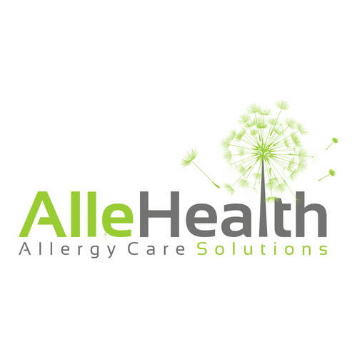 Create a logo for a new allergy company called AlleHealth Design by suket design