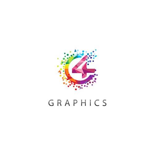 Geometric, modern, inspiring, powerful logo for my graphic design company C4 Graphics located in Colorado Ontwerp door totovas