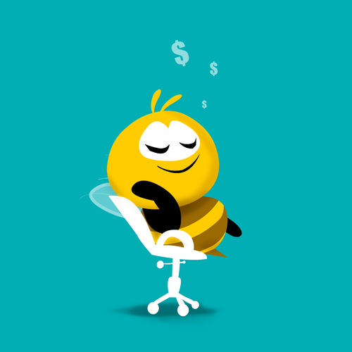 Design di Create a bee mascot for Portalbuzz ad campaigns di Manoj Kharade