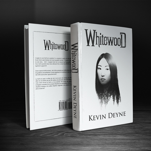 E-Book cover for "Whitewood", a Lovecraftian horror thriller Design by Omar-chadli