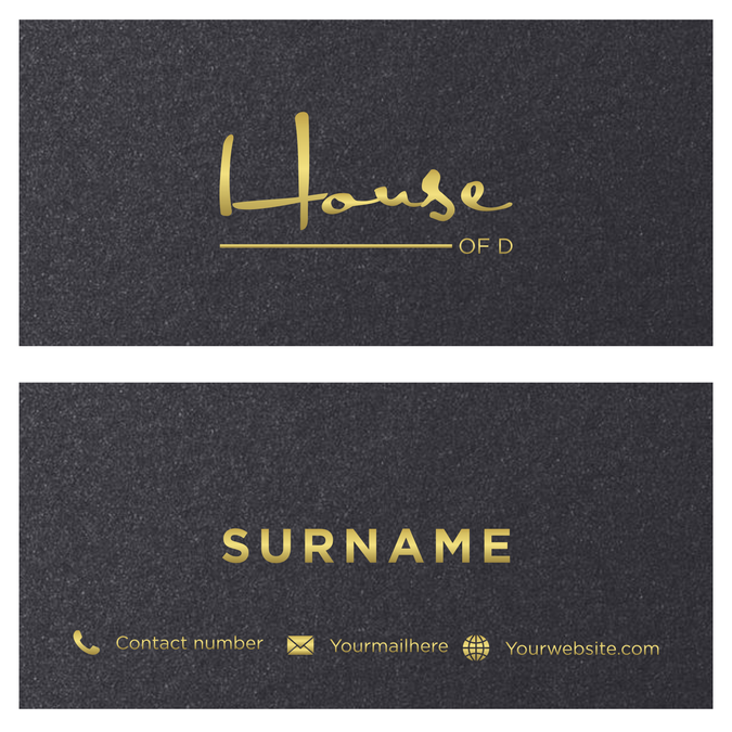 Design A Luxury Logo Business Card For A Creative Interior