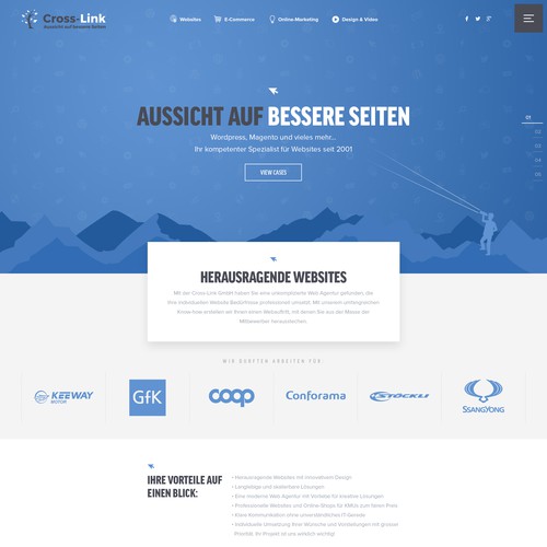 Web agency looking for creative & outstanding web design Design by Studio Ubique