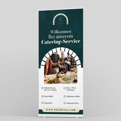 Roll-Up for special Catering Design von Monki D Loy