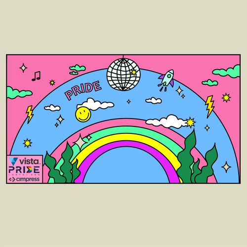 Virtual backgrounds for PRIDE month (multiple winners) Design von melange*