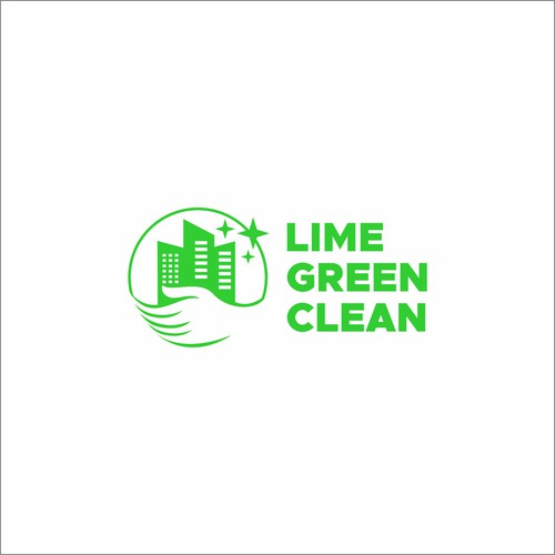 Lime Green Clean Logo and Branding Diseño de Kangkinpark