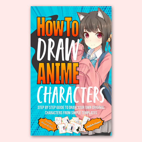 How to Draw Anime | Extravagant Book Cover Design Design by Designtrig