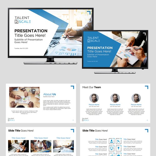 Powerpoint Template for Talent2Scale Design by Wisden