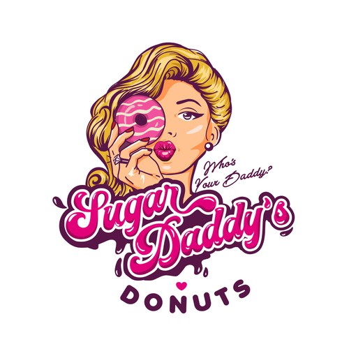 SUGAR DADDY DONUTS LOGO CONTEST Design by nindadian