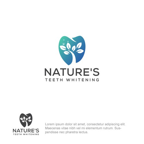 Nature's Teeth Whitening - Needs a Natural Company Logo Design by hasnagraphics